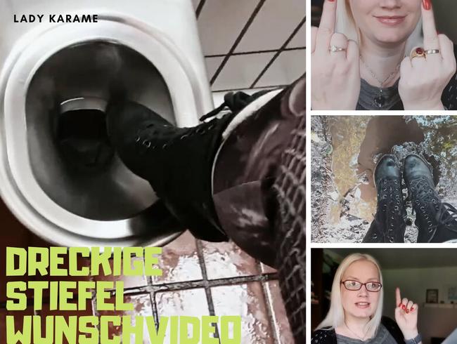 LadyKarame Porno Video: Dreckige Stiefel - Wunschvideo POV