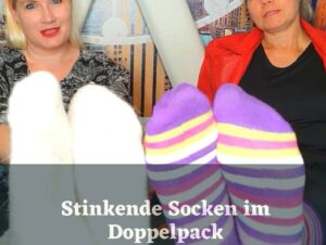 LadyKarame Porno Video: Stinkende Socken im Doppelpack